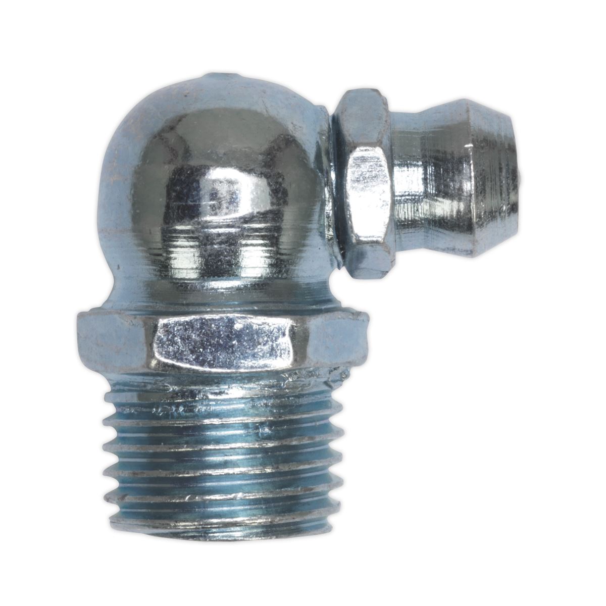 Sealey GNM14 Grease Nipple 90° 10 x 1mm Pack of 25 Sealey