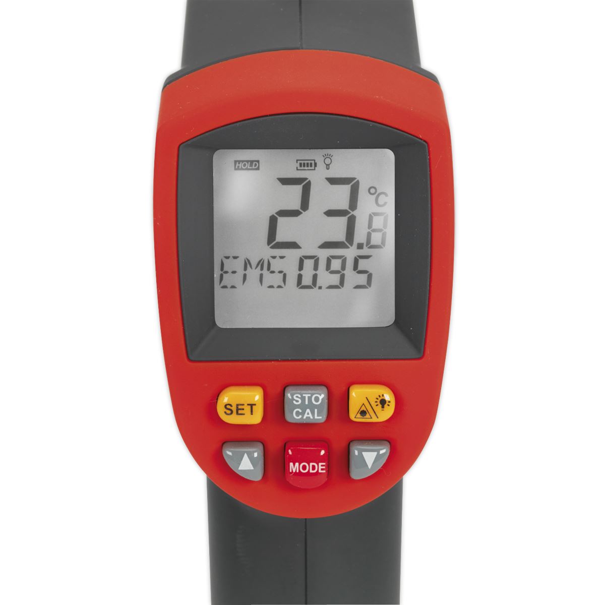 Sealey VS907 Infrared Laser Digital Thermometer 12:1 Sealey