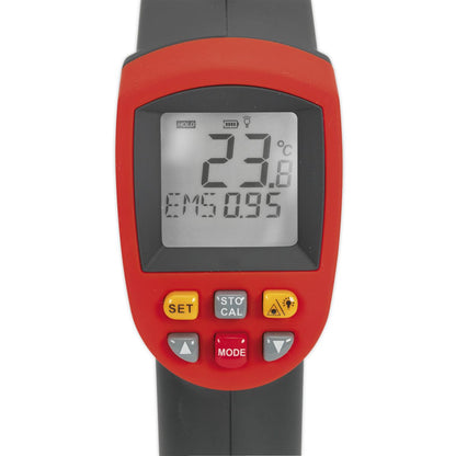 Sealey VS907 Infrared Laser Digital Thermometer 12:1 Sealey