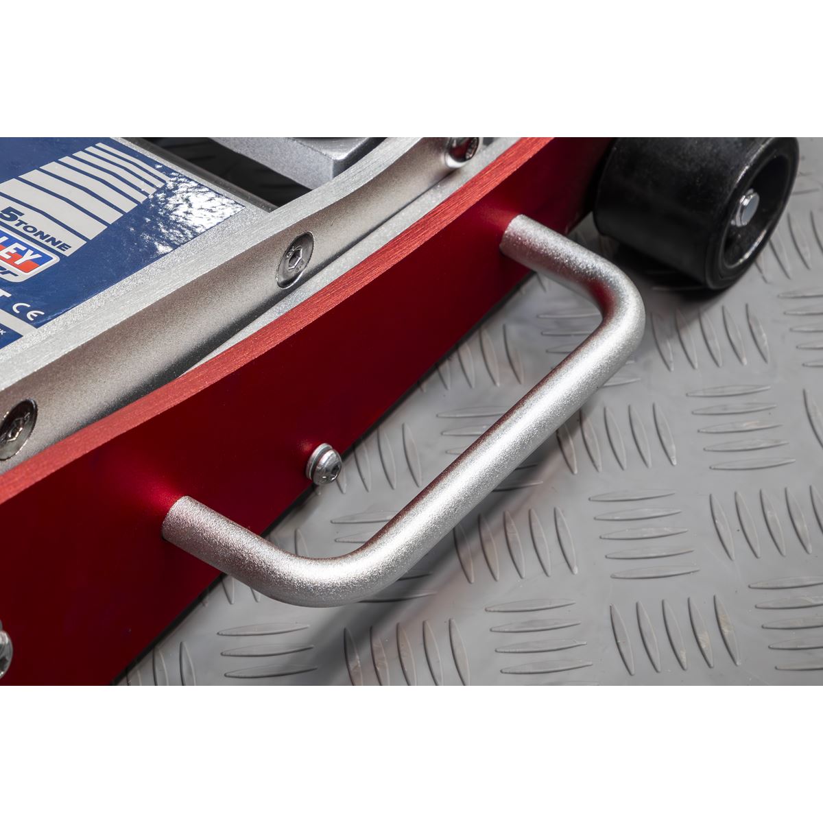 Sealey RJA1550 Premier Low Profile Aluminium Trolley Jack with Rocket Lift 1.5 Tonne Sealey