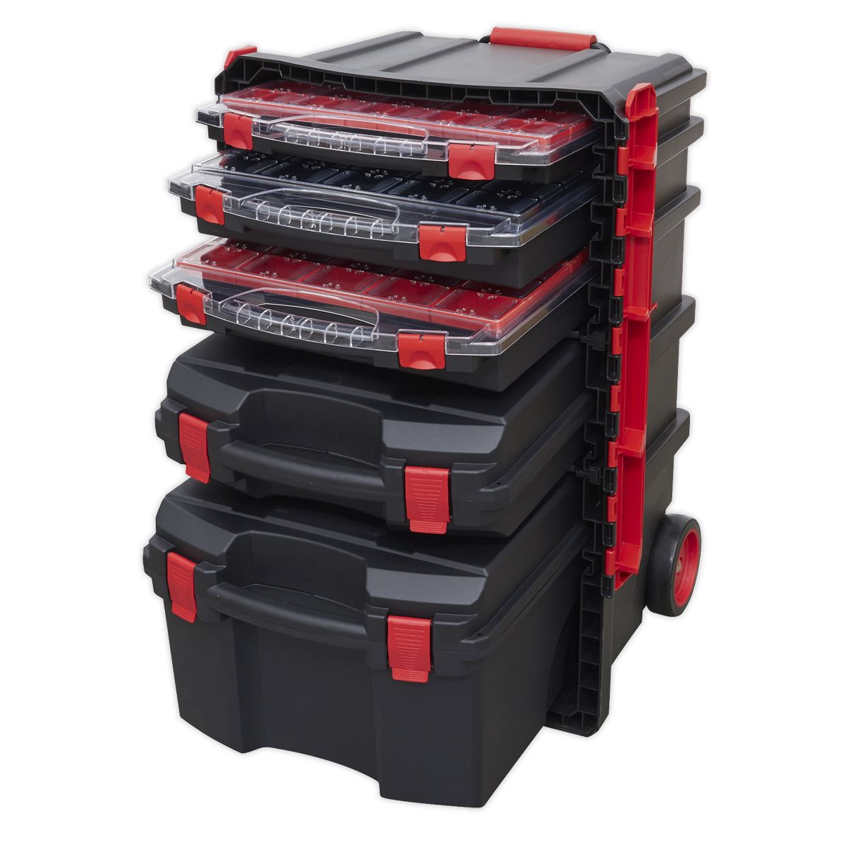 Sealey AP860 Professional Mobile Toolbox with 5 Removable Storage Cases Sealey