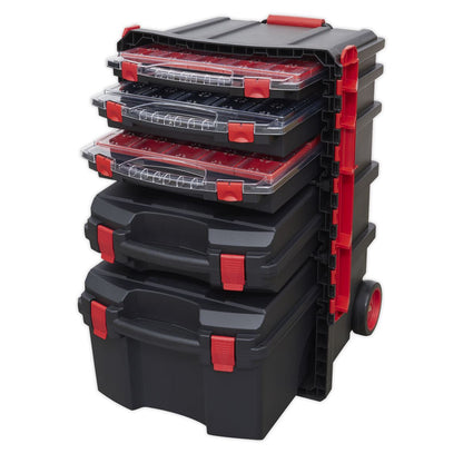 Sealey AP860 Professional Mobile Toolbox with 5 Removable Storage Cases Sealey