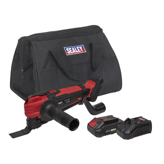 Sealey CP20VMTKIT1 Cordless Oscillating Multi-Tool Kit 20V 2Ah SV20 Series Sealey