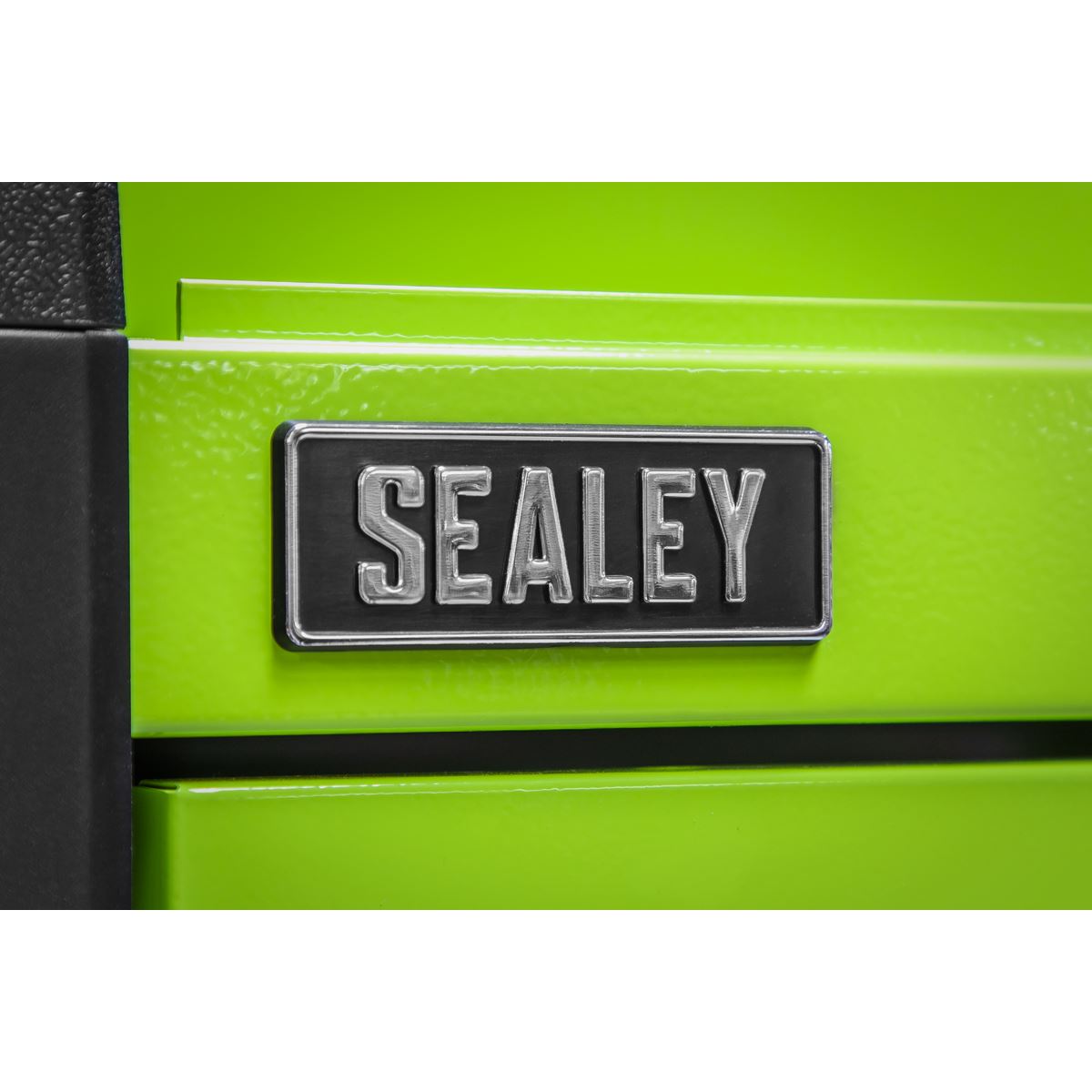 Sealey APPD4G 4 Drawer Push-to-Open Topchest with Ball-Bearing Slides - Green Sealey