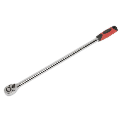 Sealey AK6695 Ratchet Wrench Extra-Long 600mm 1/2"Sq Drive Sealey