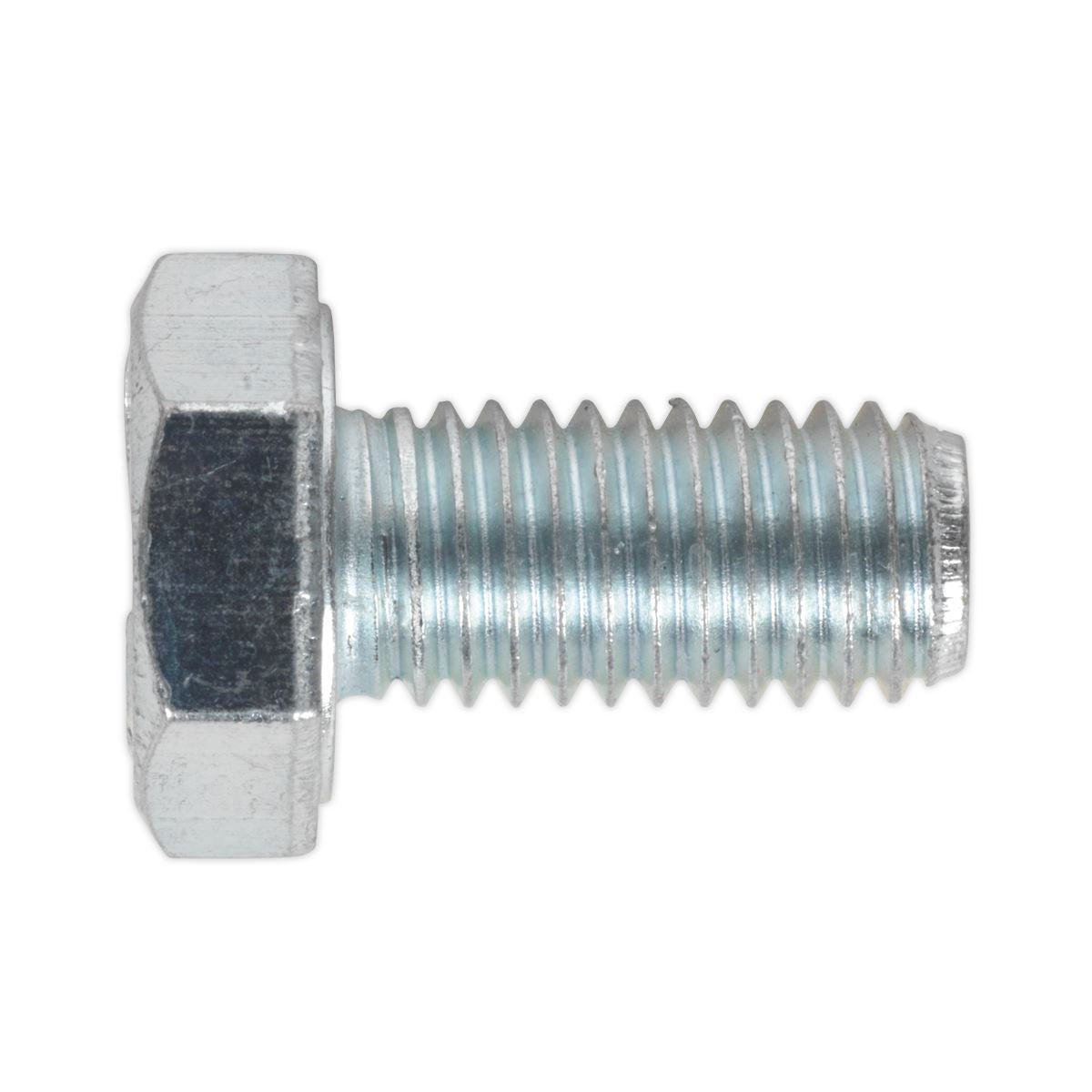 Sealey SS1020 HT Setscrew M10 x 20mm 8.8 Zinc Pack of 25 Sealey