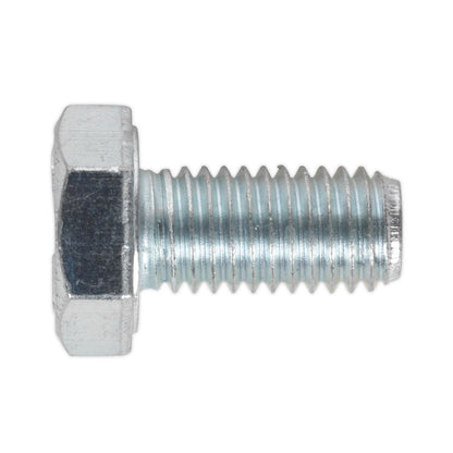 Sealey SS1020 HT Setscrew M10 x 20mm 8.8 Zinc Pack of 25 Sealey
