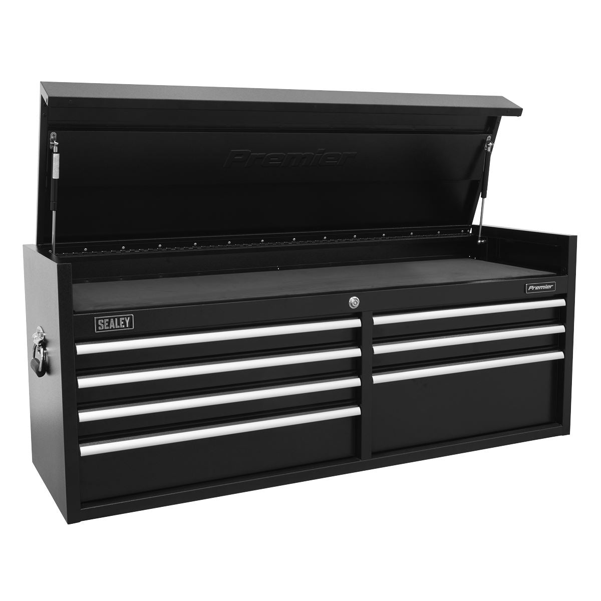 Sealey PTB141507 Topchest 7 Drawer 1415mm Extra-Wide Heavy-Duty Black Sealey