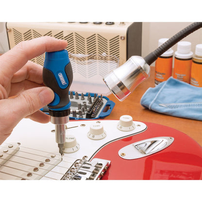 Draper 46479 Ratchet Screwdriver and Bit Set 42 Piece Draper