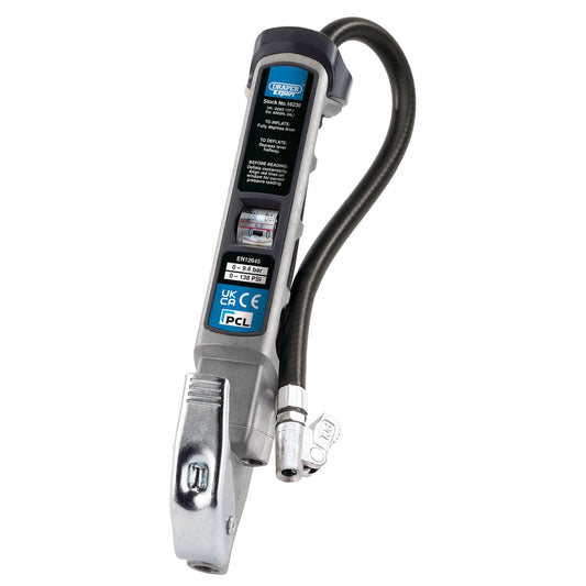 Draper 16230 Expert Professional Air Line Inflator with Lock-On Connector Draper