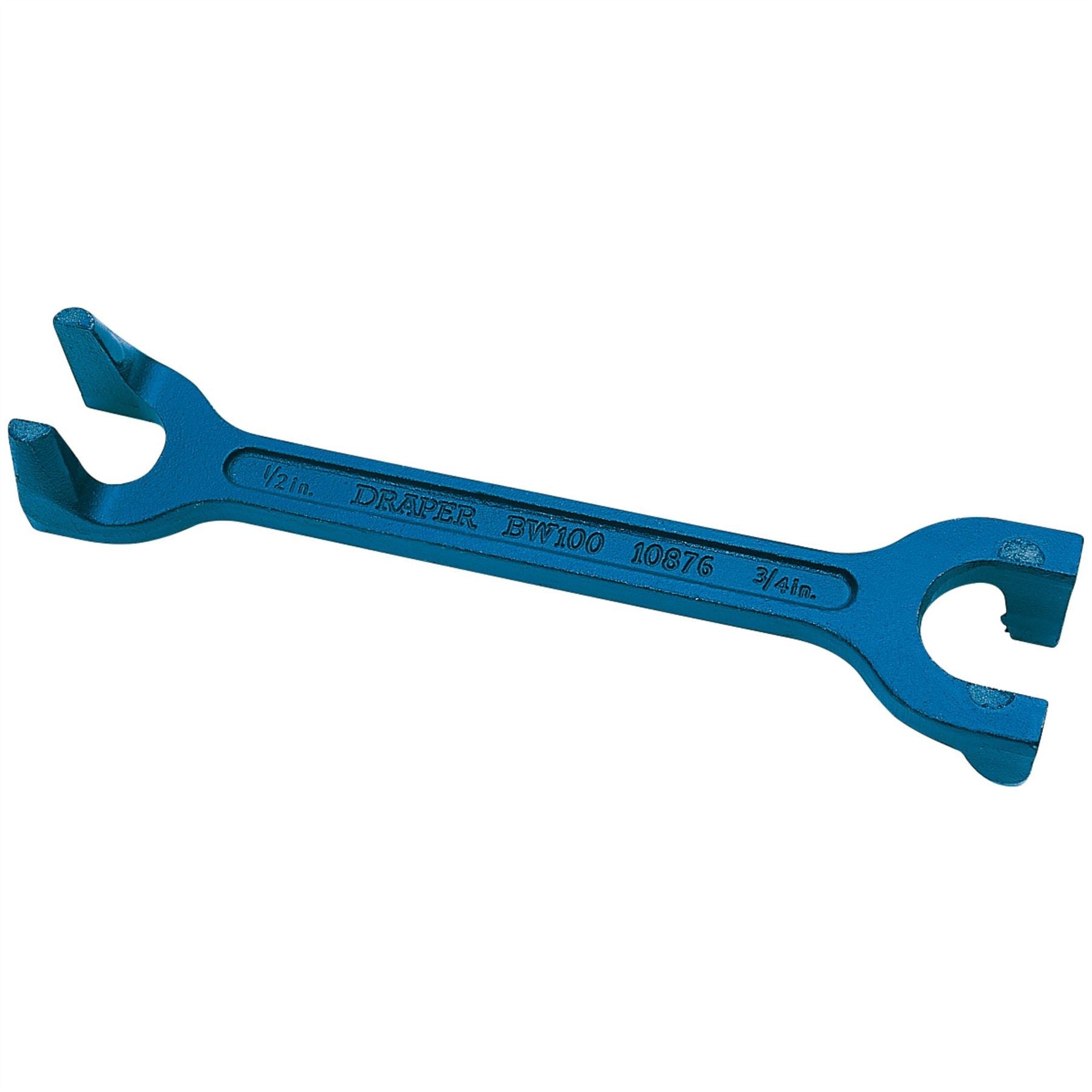 Draper 10876 Basin Wrench 1/2"/15mm x 3/4"/22mm BSP Draper