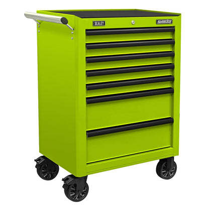 Sealey AP26479THV Rollcab 7 Drawer with Ball-Bearing Slides - Green/Black Sealey