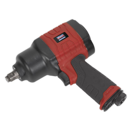 Sealey GSA6002 Composite Air Impact Wrench 1/2"Sq Drive - Twin Hammer Sealey