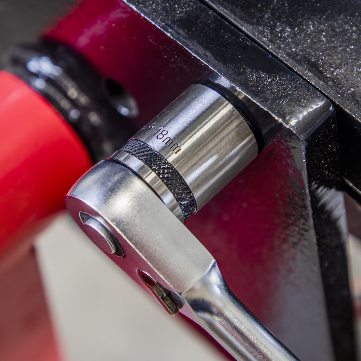 Sealey AK2741B Socket Set 12pc 3/8"Sq Drive Lock-On™ 6pt Metric - Premier Black Sealey