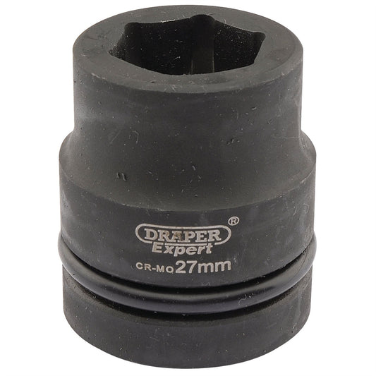 Draper 05108 Expert HI-TORQ® 6 Point Impact Socket 1" Sq. Dr. 27mm Draper