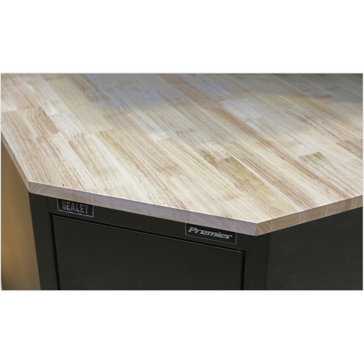 Sealey APMS18 Hardwood Corner Worktop 930mm Sealey