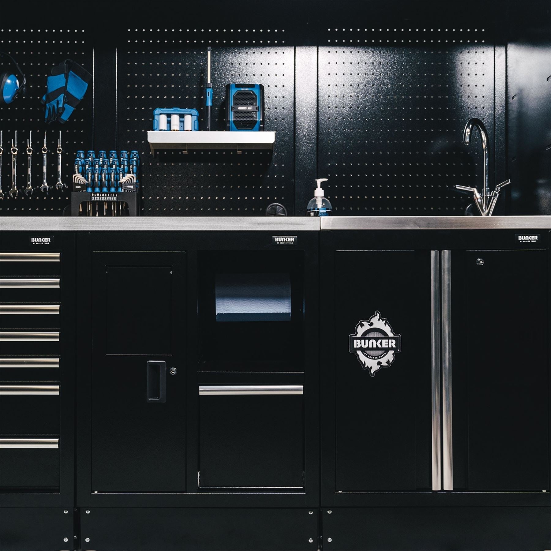 Draper 33161 BUNKER® Modular Multi-Function Floor Cabinet 680mm Draper