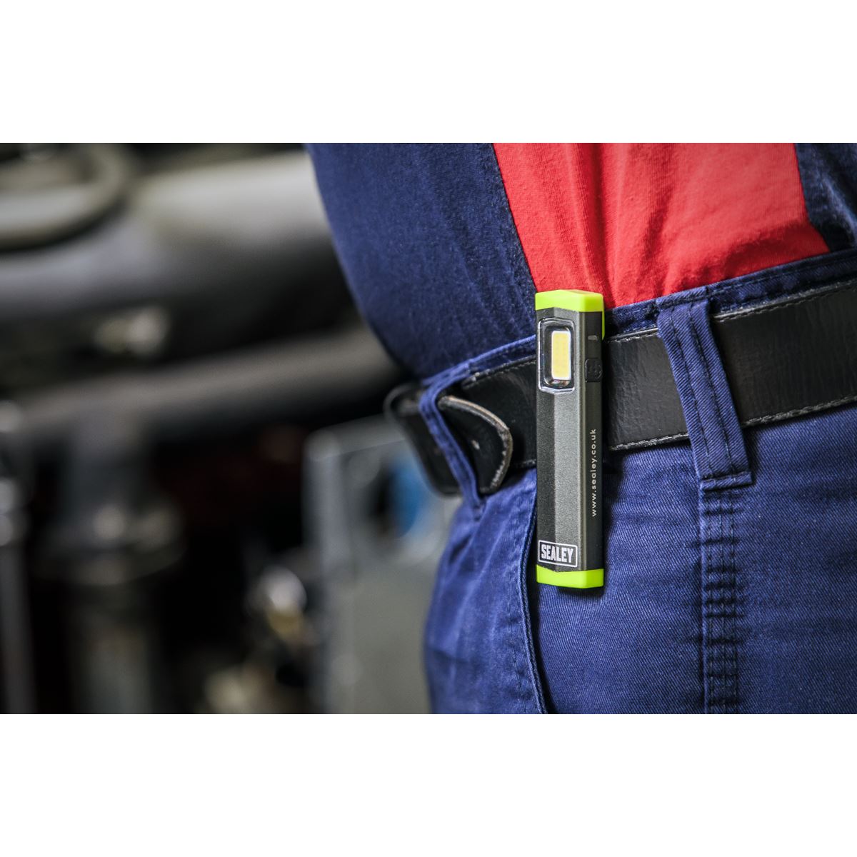 Sealey LED500SB Mini Hand Torch Super Beam Aluminium 3W COB LED Sealey