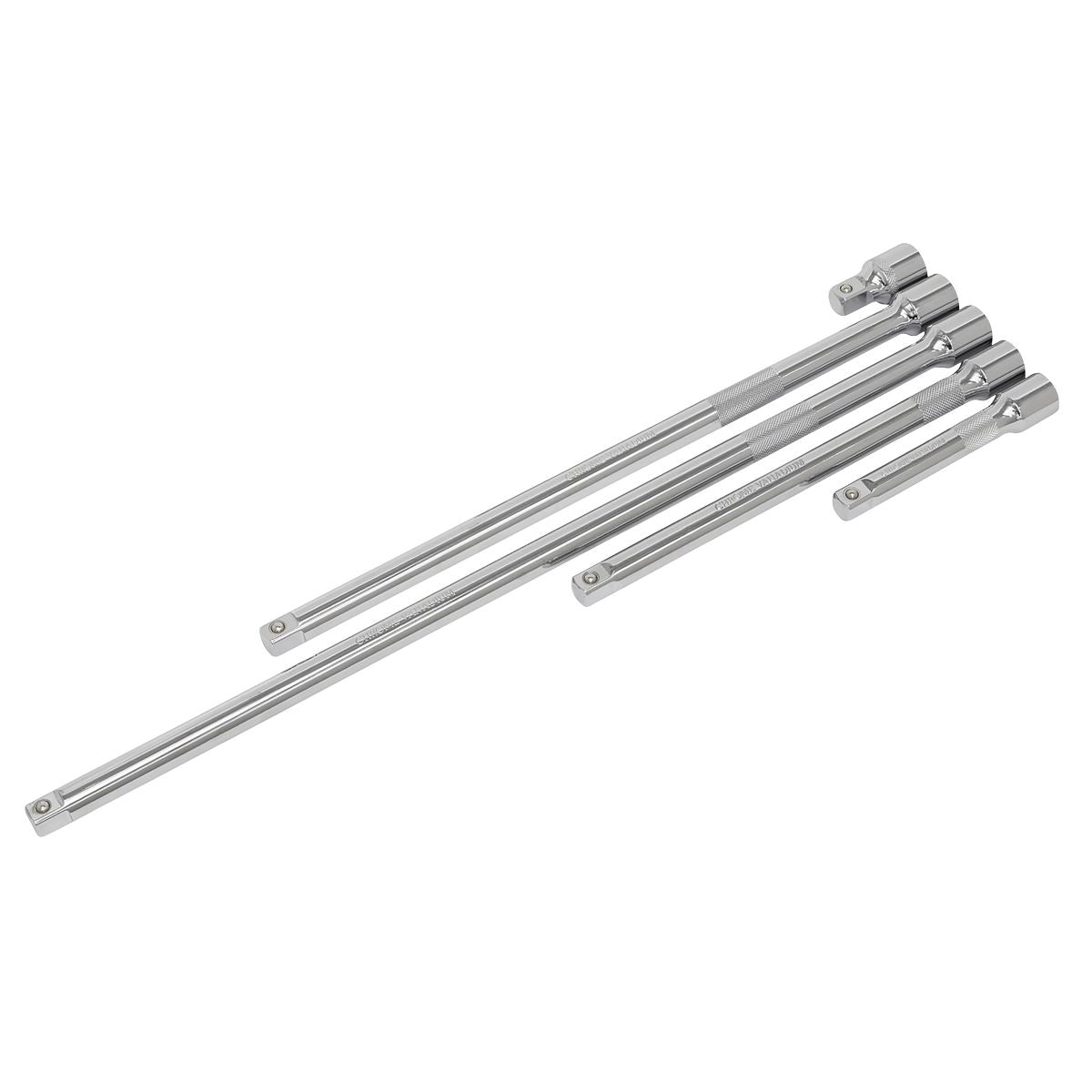 Sealey AK6351 Extension Bar Set 5pc 1/2"Sq Drive Sealey