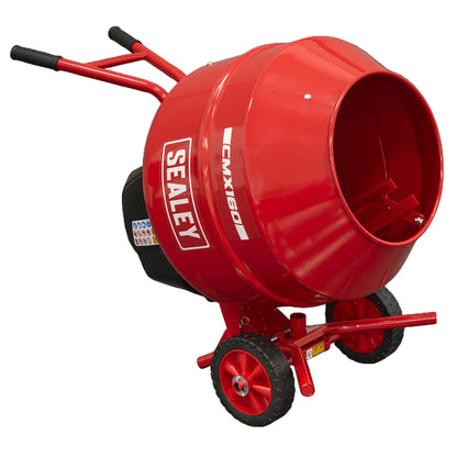 Sealey CMX160 650W Cement Mixer with Stand 160L Sealey