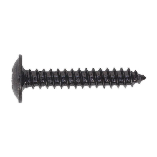 Sealey BST4225 Self-Tapping Screw 4.2 x 25mm Flanged Head Black Pozi Pack of 100 Sealey