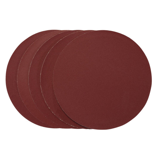 Draper 63045 Sanding Discs 200mm PSA 240 Grit Pack of 5 Draper