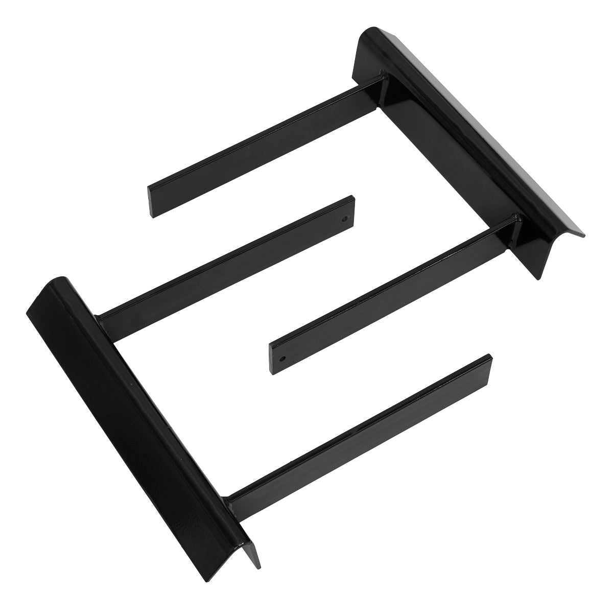 Sealey SJBEX200A Air Jacking Beam 2 Tonne with Arm Extenders & Flat Roller Supports Sealey