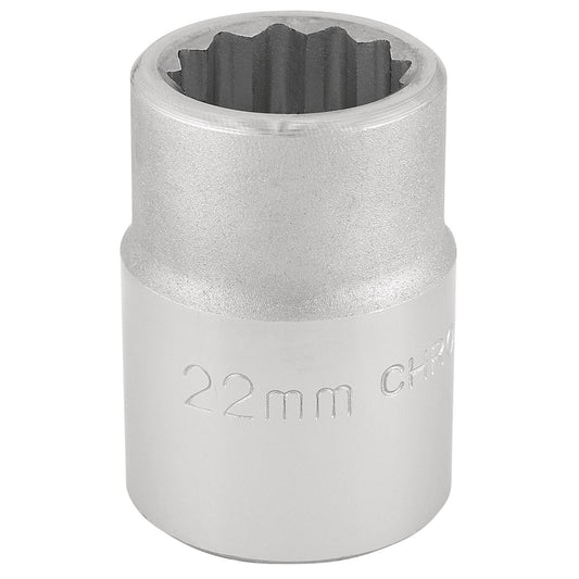 Draper 16691 12 Point Socket 3/4" Sq. Dr. 22mm Draper