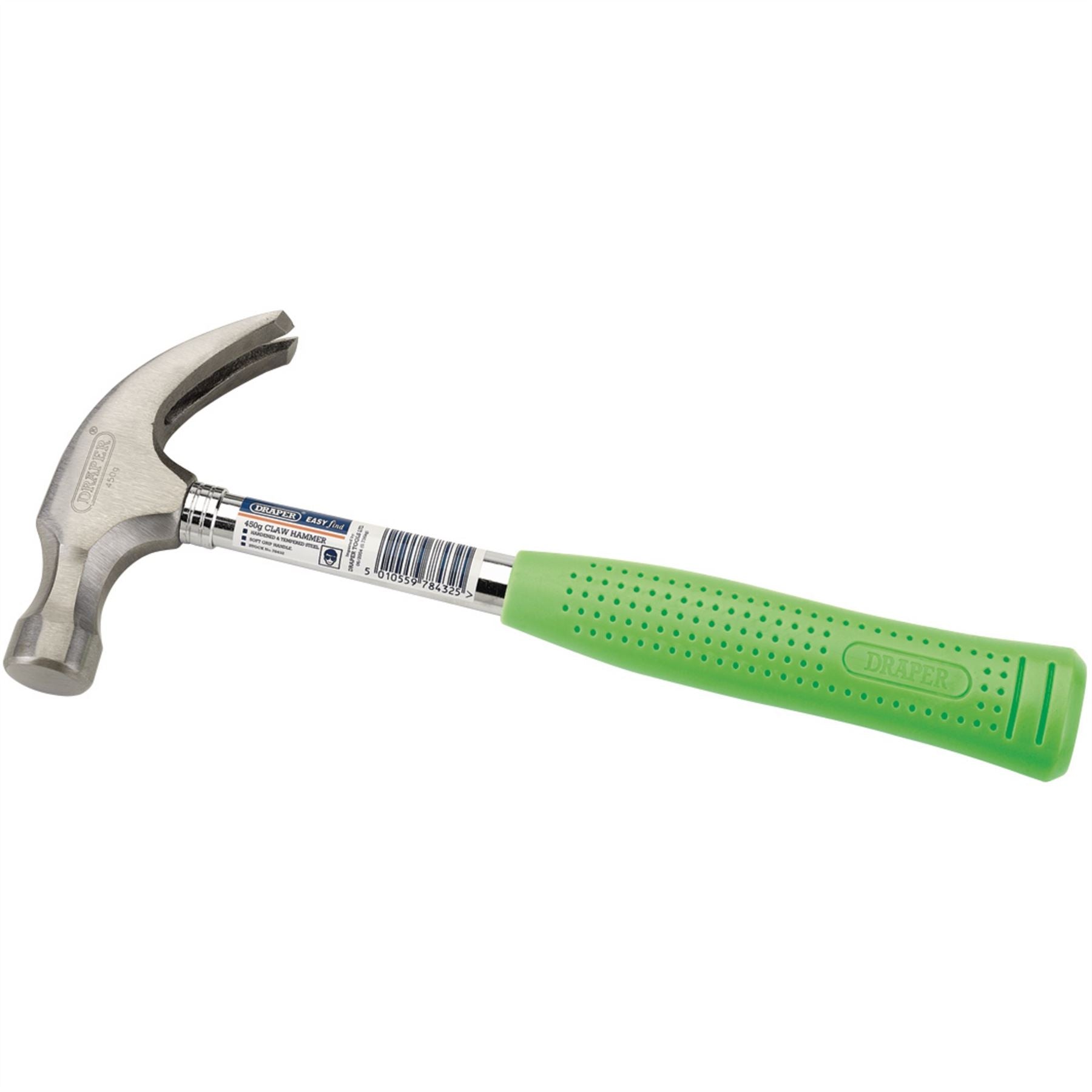 Draper 78432 Easy Find Claw Hammer 450g/16oz Draper