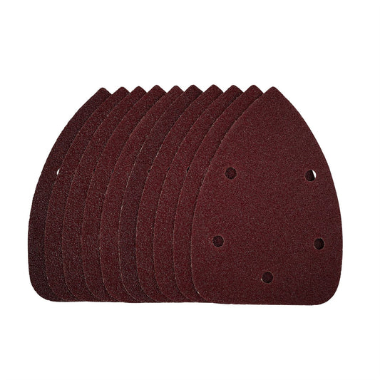 Draper 42105 Detail Sanding Sheets with Hook and Loop 140mm 40 Grit SSD2 Pack of 10 Draper