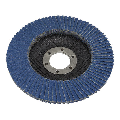 Sealey FD115120 Flap Disc Zirconium Ø115mm Ø22mm Bore 120Grit Sealey