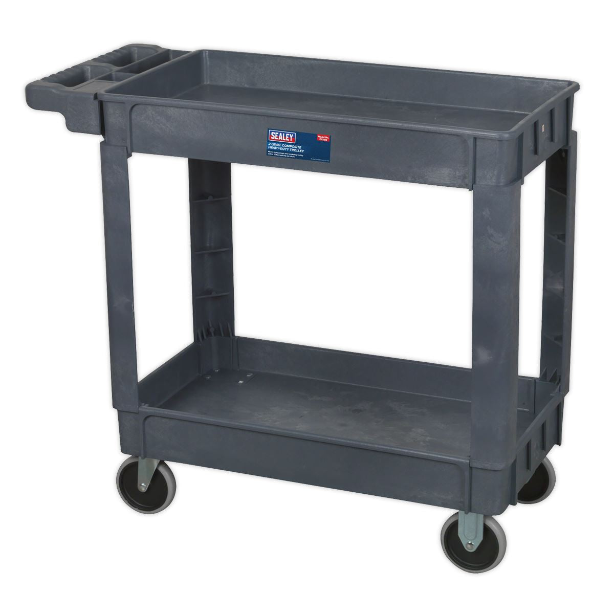 Sealey CX202 Trolley 2-Level Composite Heavy-Duty Sealey