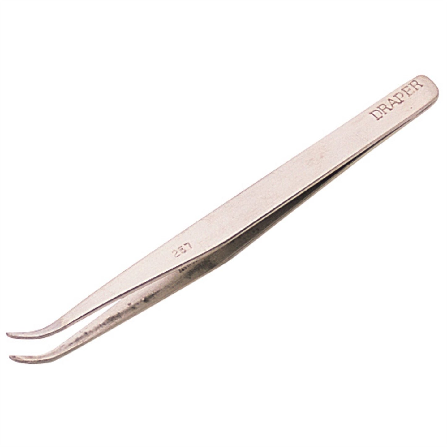 Draper 19672 Fine Point Curved Tweezers 120mm Draper