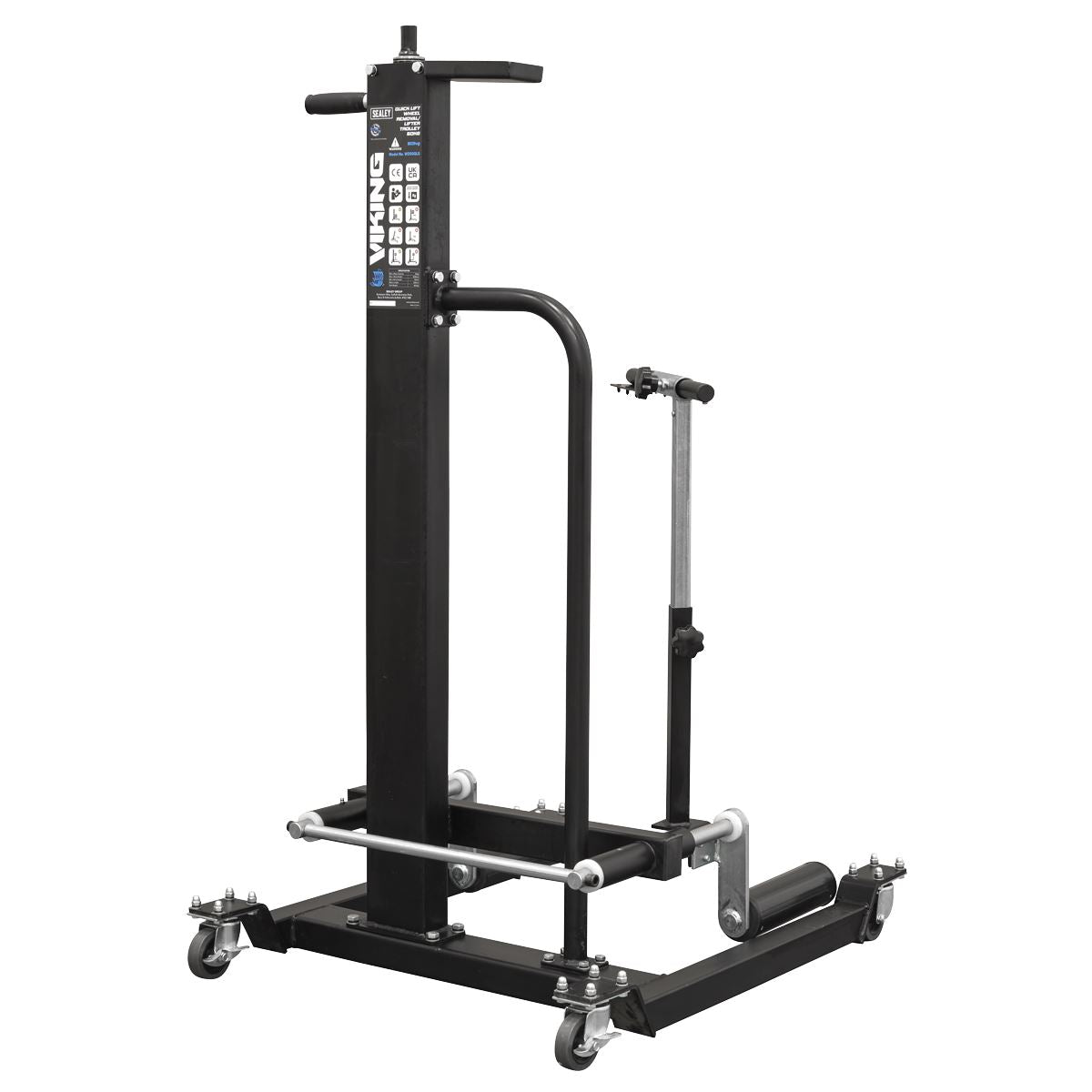 Sealey WD50QLS Viking Quick Lift Wheel Removal/Lifter Trolley 50kg Capacity Sealey