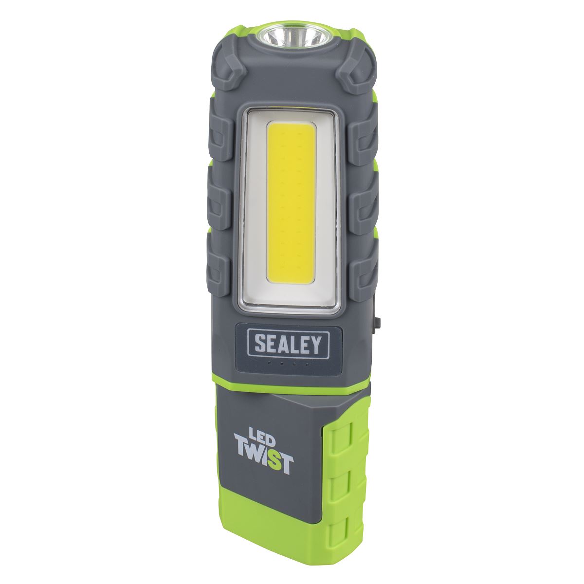 Sealey LED601G LED Twist Rechargeable Inspection Light 5W COB & 1W SMD Sealey