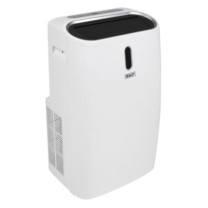 Sealey SAC12000 Portable Air Conditioner/Dehumidifier/Air Cooler/Heater with Window Sealing Kit 12000Btu/hr Sealey