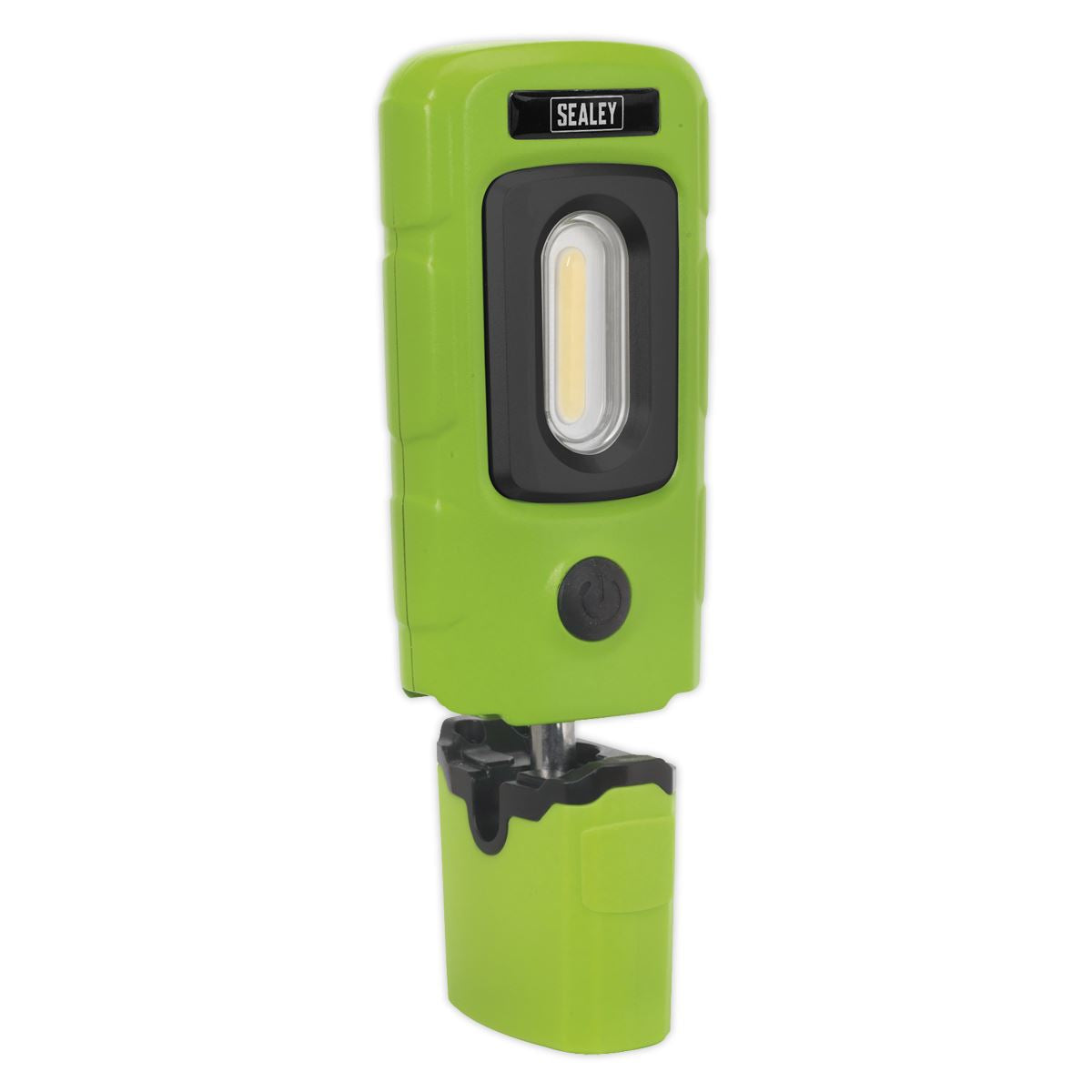 Sealey LED3601G Rechargeable 360° Inspection Light 3W COB & 1W SMD LED Green Lithium-Polymer Sealey