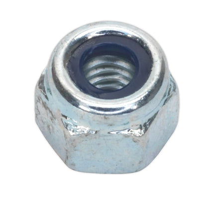 Sealey NLN5 Nylon Locknut M5 Zinc Pack of 100 Sealey