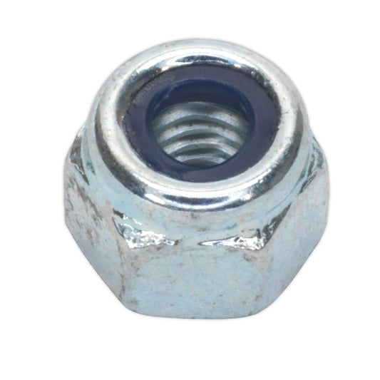 Sealey NLN5 Nylon Locknut M5 Zinc Pack of 100 Sealey
