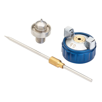 Draper 13836 Spare 0.8mm Nozzle Needle and Cap Set for Spray Guns 09708 and 09709 Draper