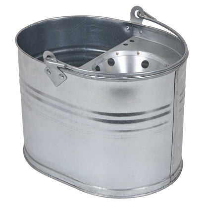 Sealey BM08 Mop Bucket 13L - Galvanized Sealey