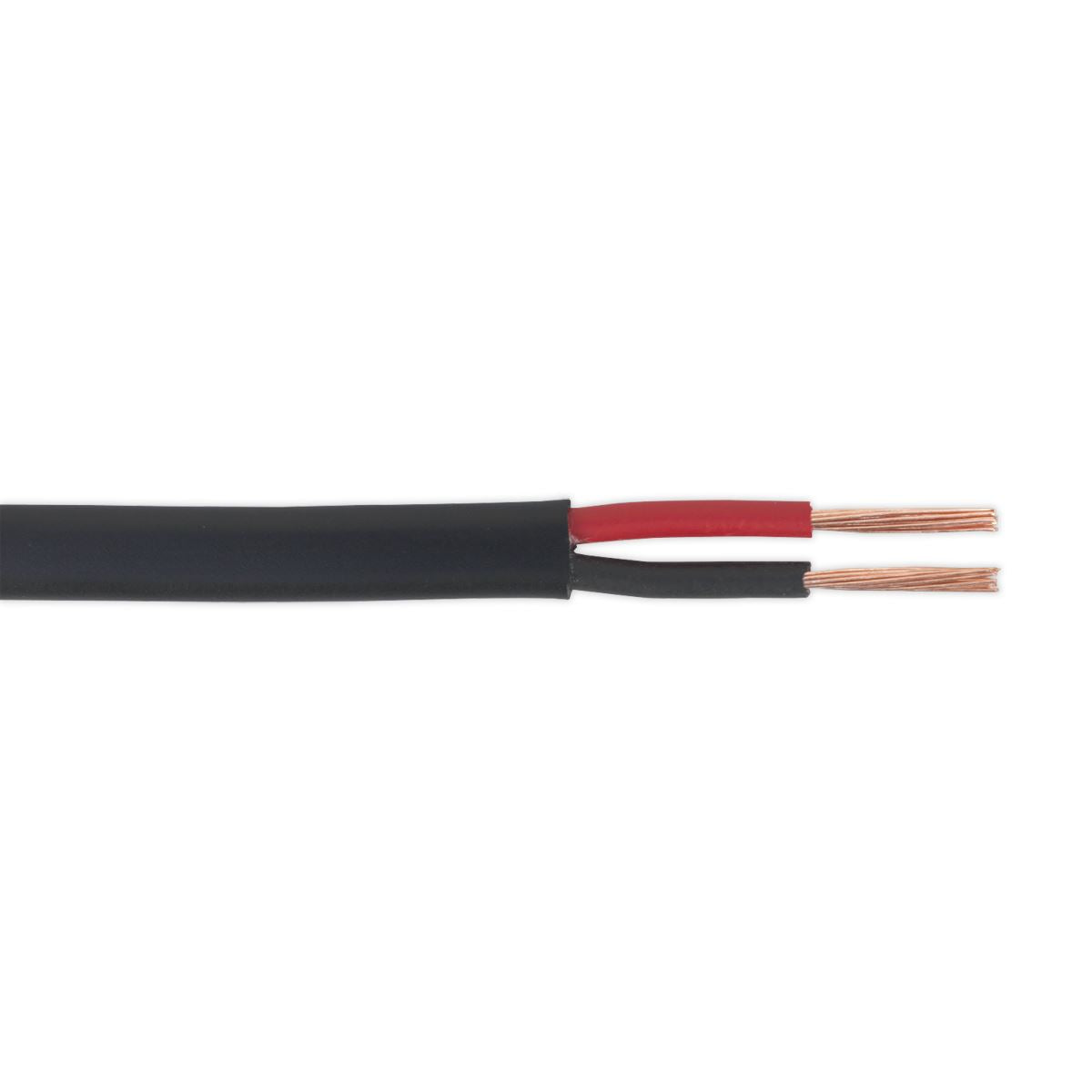 Sealey AC1430TWTK Automotive Cable Thick Wall Flat Twin 2 x 1mm² 14/0.30mm 30m Black Sealey