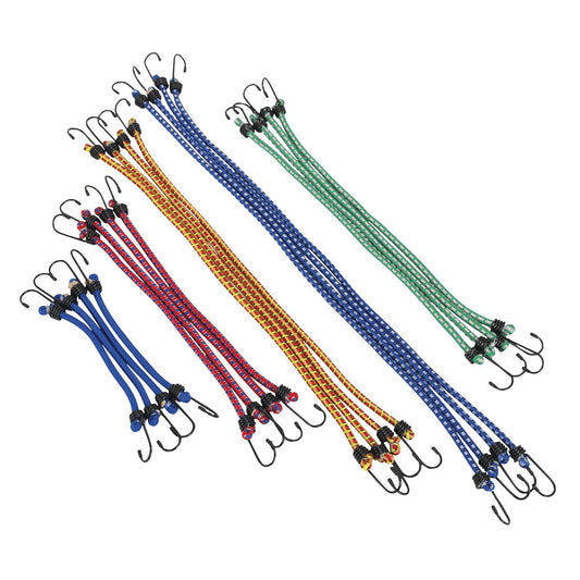 Sealey BCS20 Elastic Cord Set 20pc Sealey