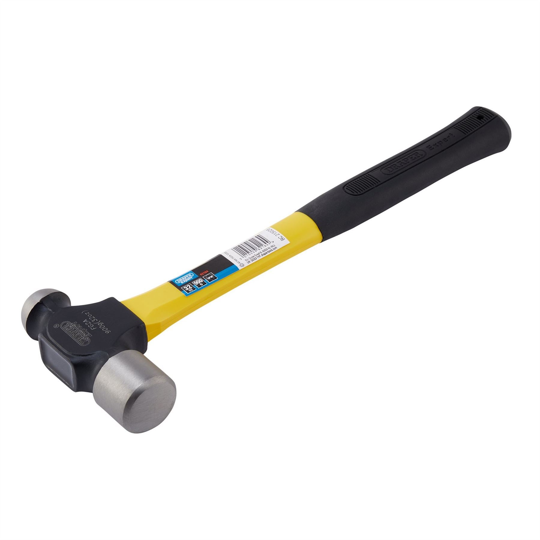 Draper 62164 Expert Ball Pein Hammer with Fibreglass Shaft 900g/32oz Draper