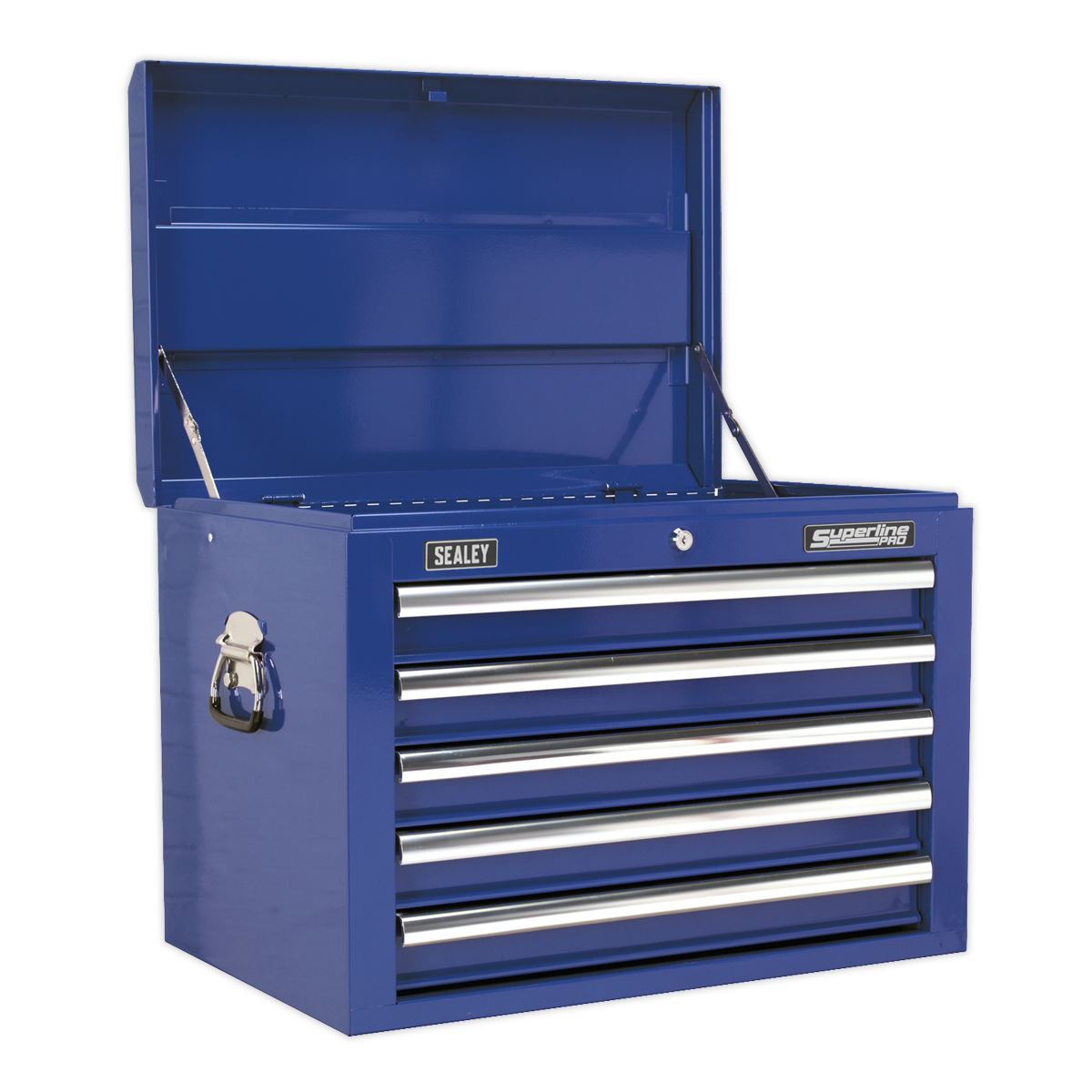 Sealey AP26059TC Topchest 5 Drawer with Ball-Bearing Slides - Blue Sealey