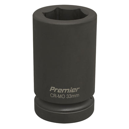 Sealey IS133D Impact Socket 33mm Deep 1"Sq Drive Sealey