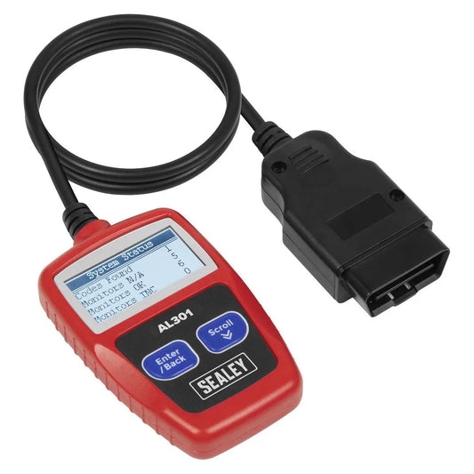 Sealey AL301 Car Fault Code Reader Diagnostic Tool EOBD/OBDII Sealey