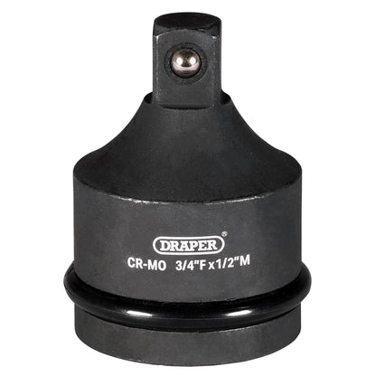Draper 14107 Impact Socket Converter 3/4"F x 1/2"M Draper