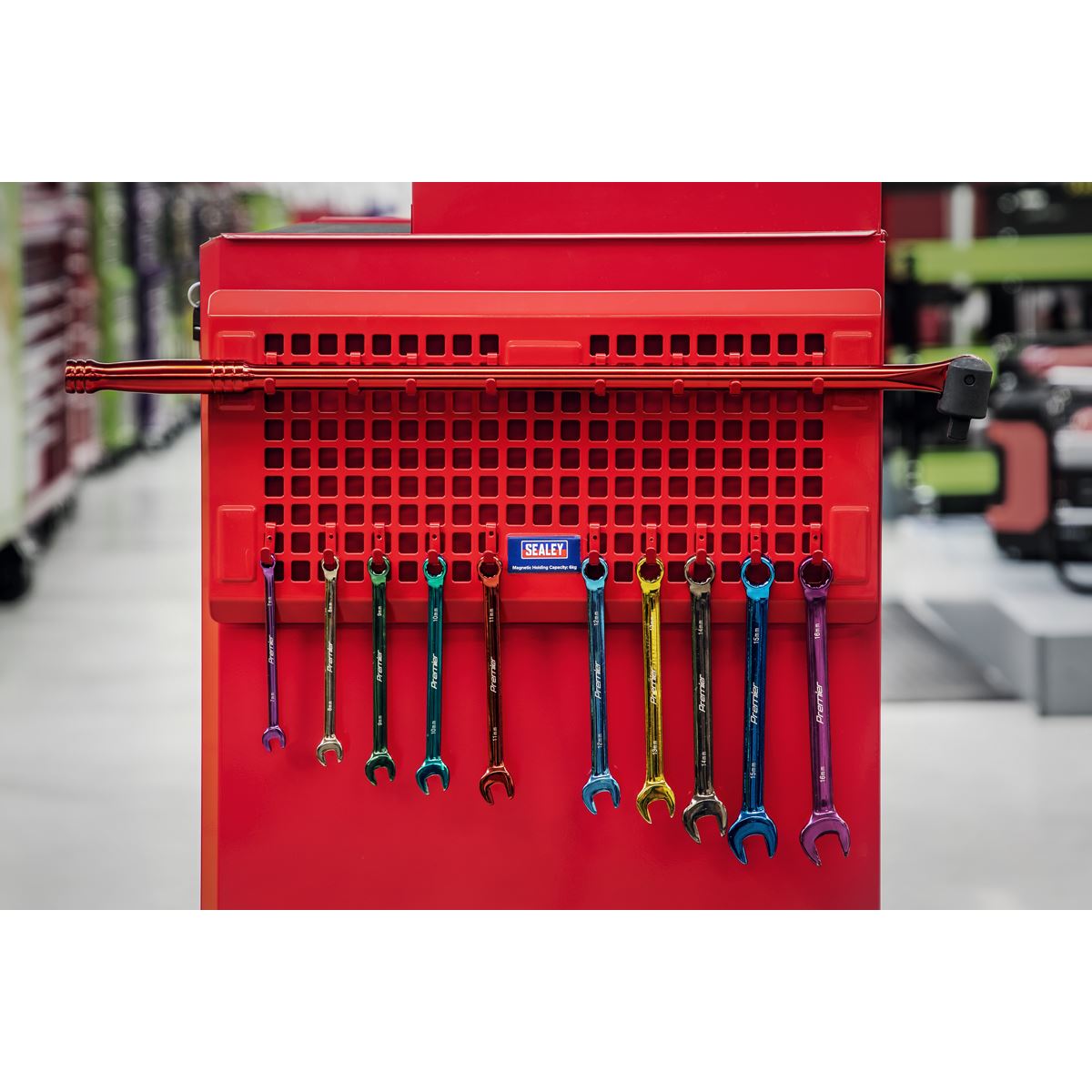 Sealey APPB Magnetic Pegboard - Red Sealey