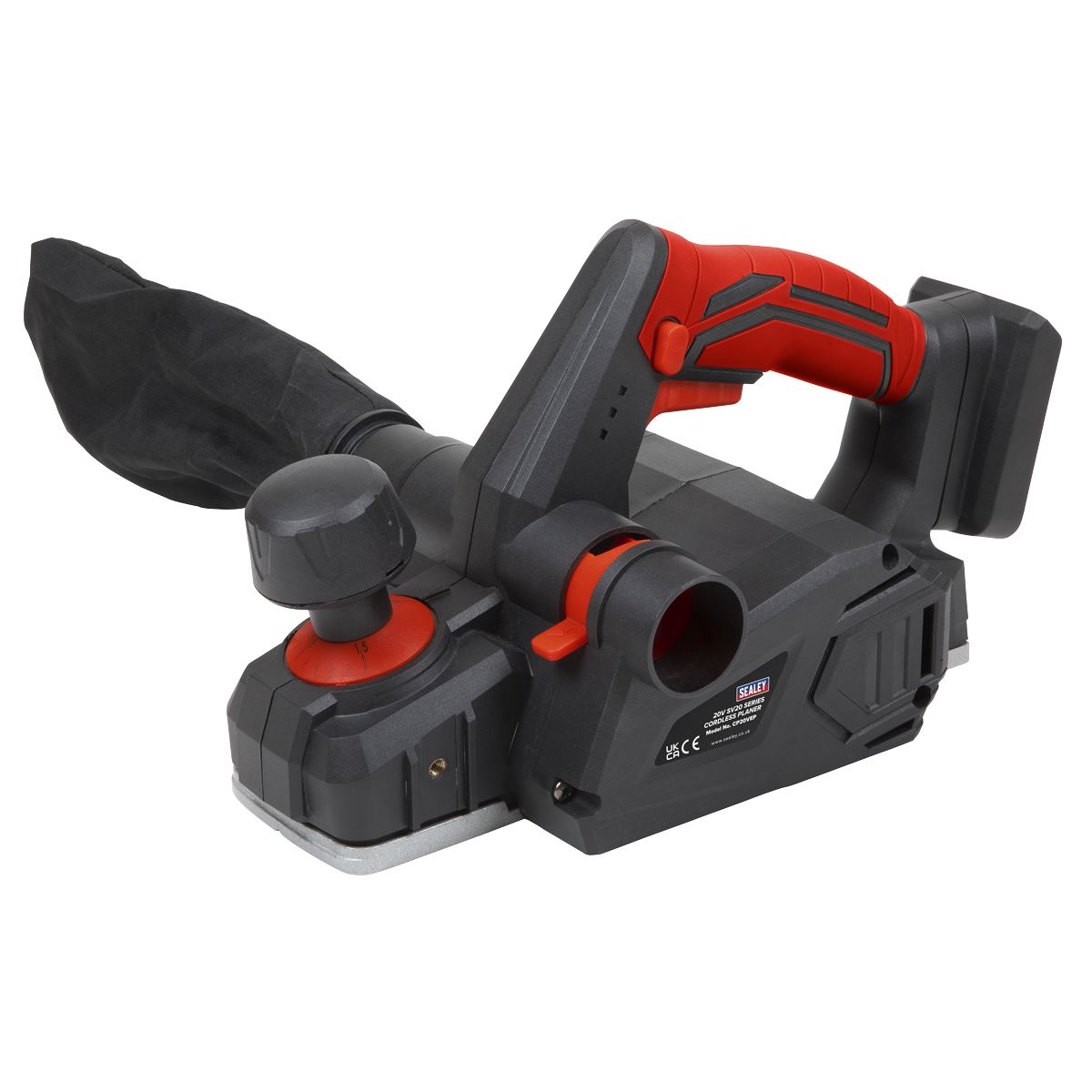 Sealey CP20VEP Cordless Planer 20V SV20 Series 82mm - Body Only Sealey